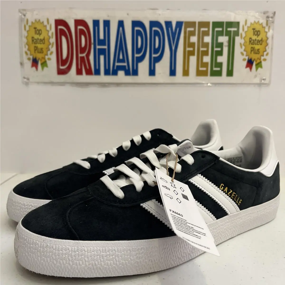 Adidas Originals Gazelle Adv Men`s Casual Shoes Black FX6563