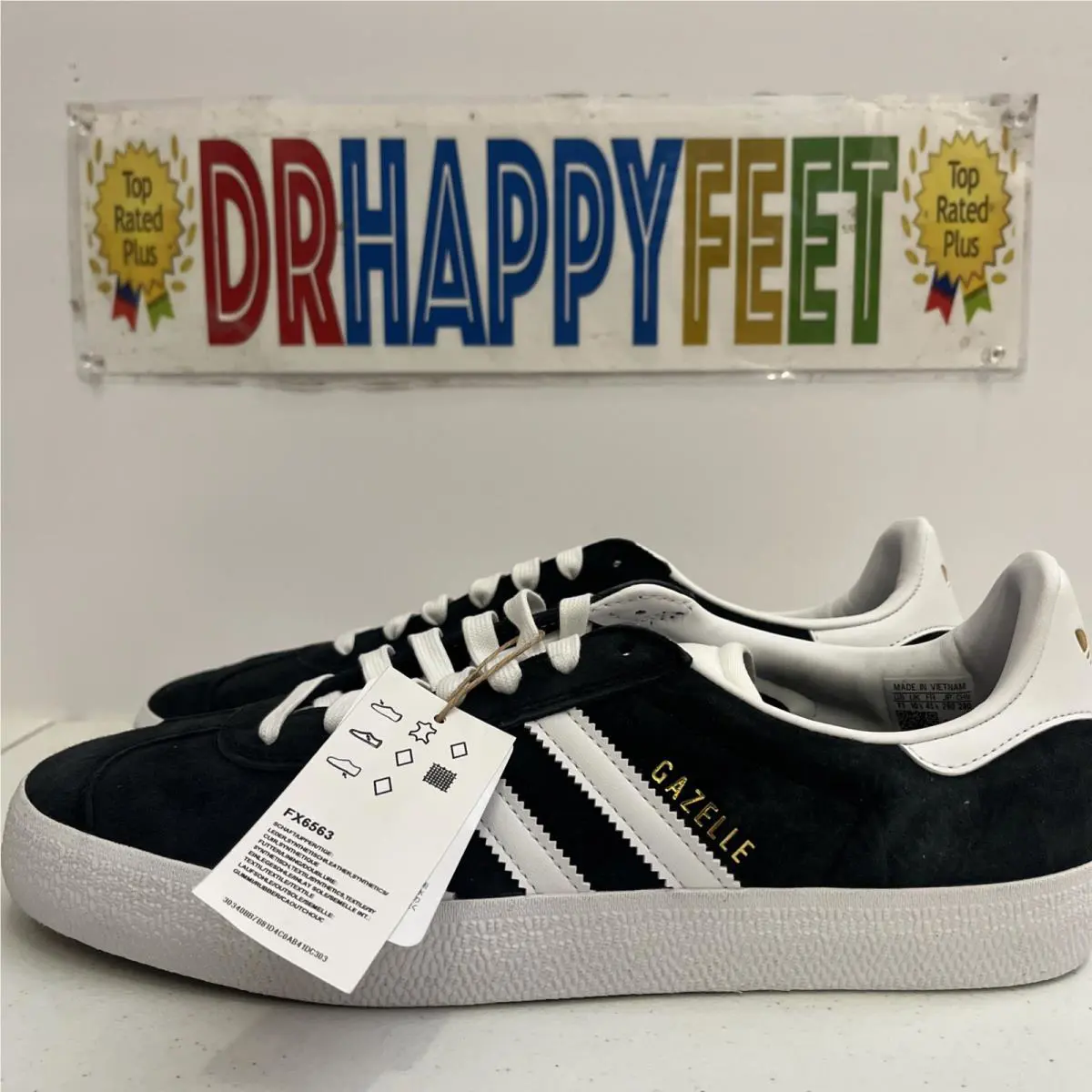 Adidas shoes - adidas Originals Gazelle - Originals Gazelle - FX6563 - Black 1