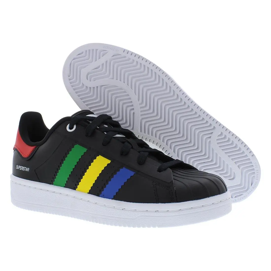 Adidas shoes - Core Black/Footwear White/Blue, Main: Black 4