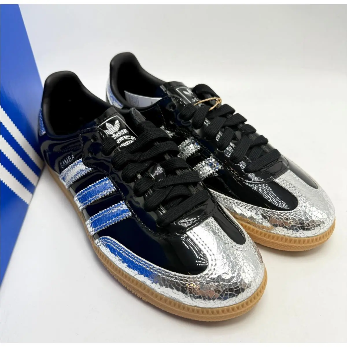 Adidas shoes - adidas Samba - Samba - KI0172 - Core Black/Silver Metallic/Gum 2