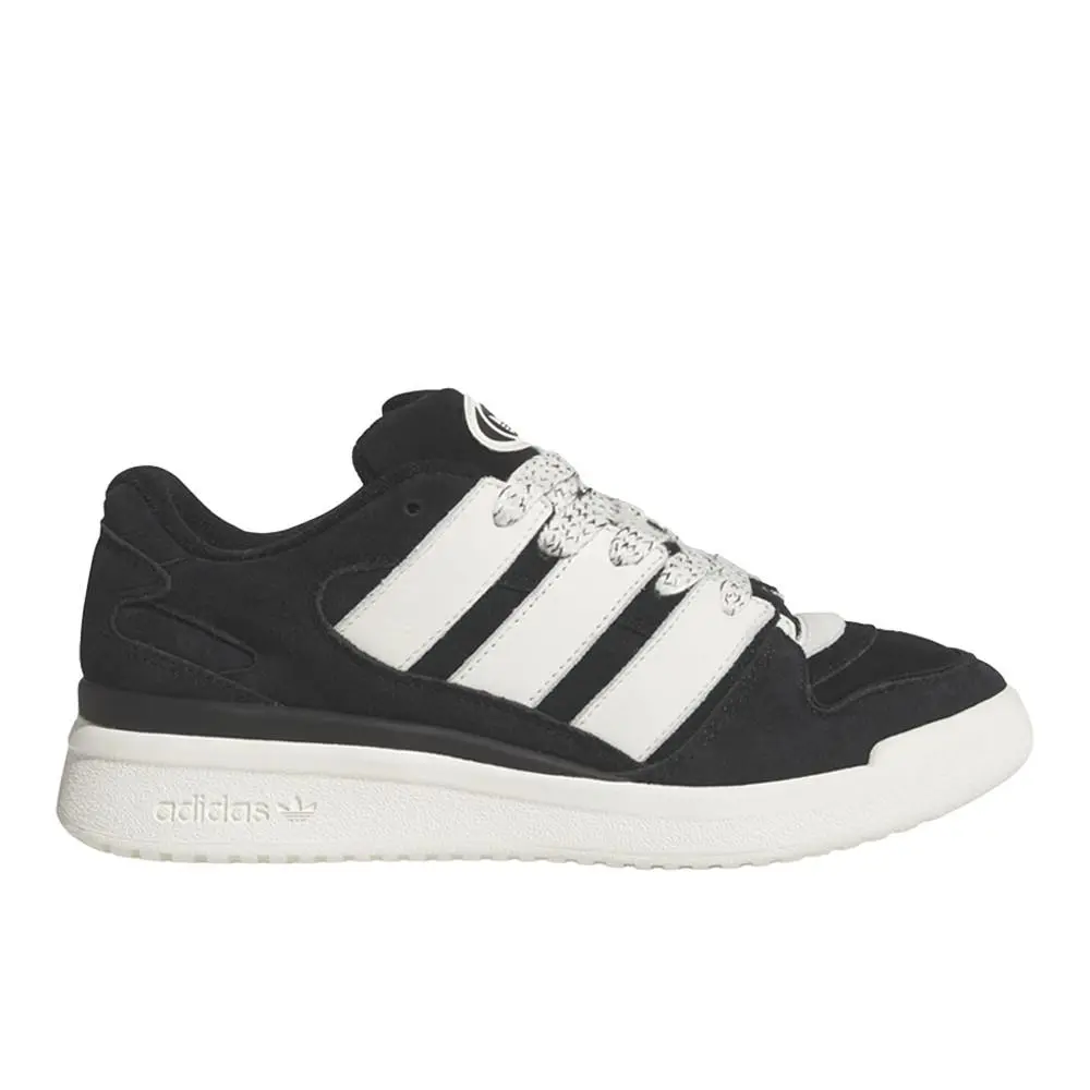 Adidas Forum2000 Lace Up Womens Black Sneakers Casual Shoes JR0509