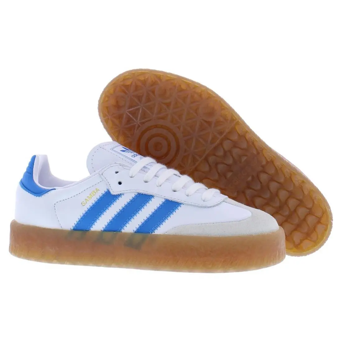 Adidas shoes - JQ1236 - JQ1236 - Footwear White/Bright Blue/Gold Metallic, Main: White 4