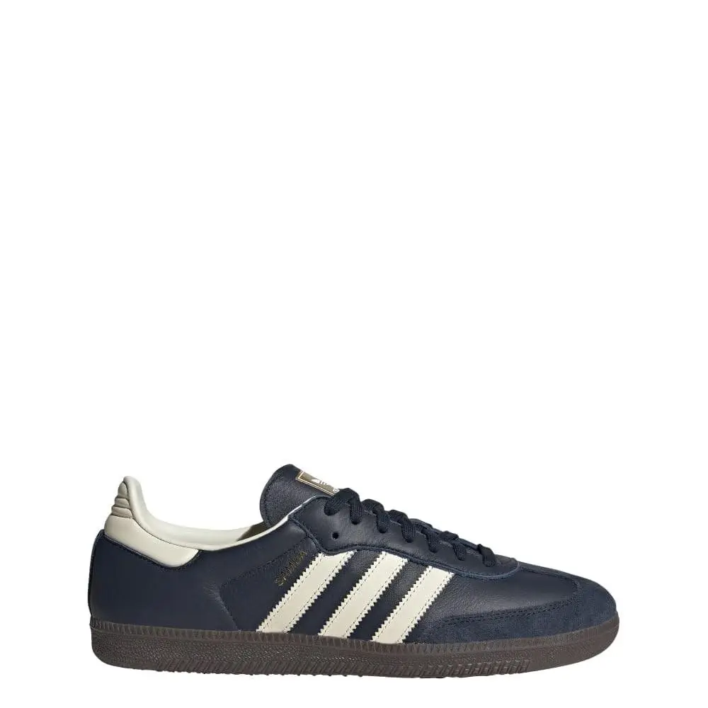 Adidas Originals Samba Xlg Mens Retro Leather Sneaker - Core Black/white/gum - Core Black/FTWR White/Gum