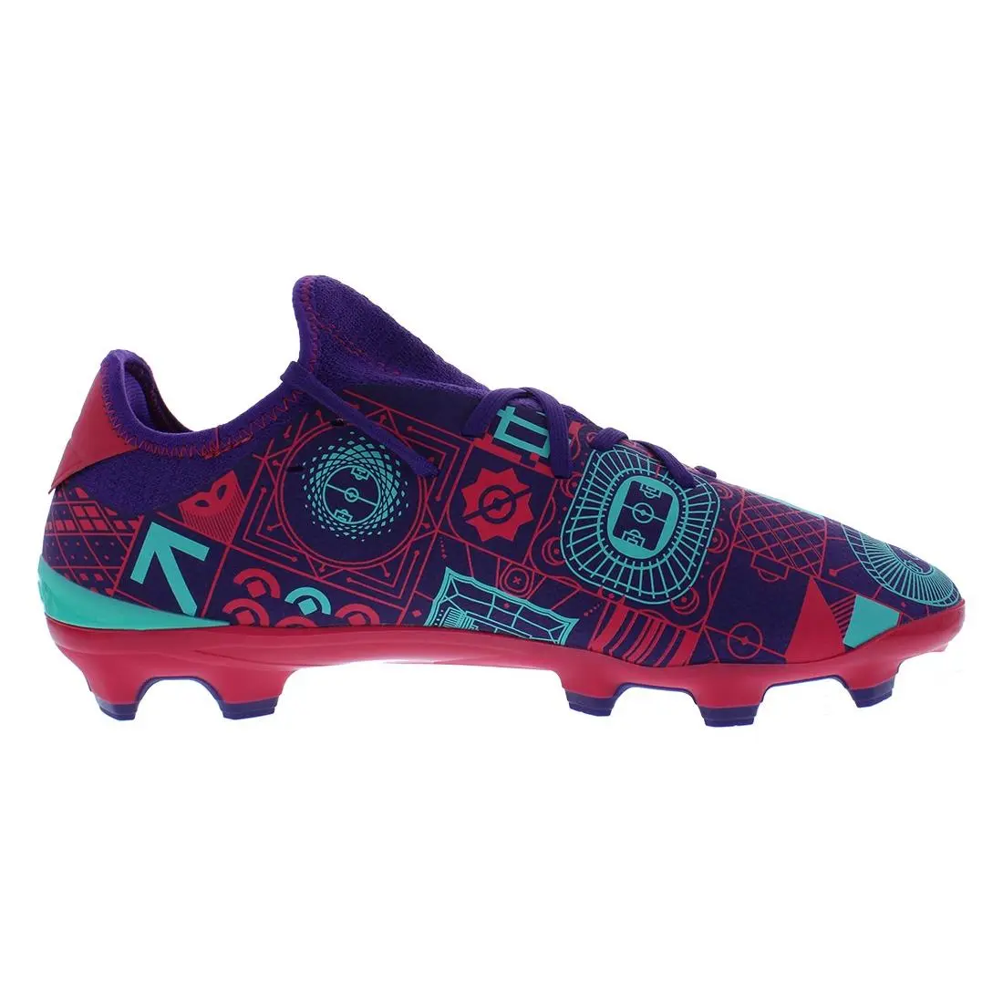 Adidas shoes - Rich Purple/Cloud White/Ruby Red, Main: Multi-Colored 1