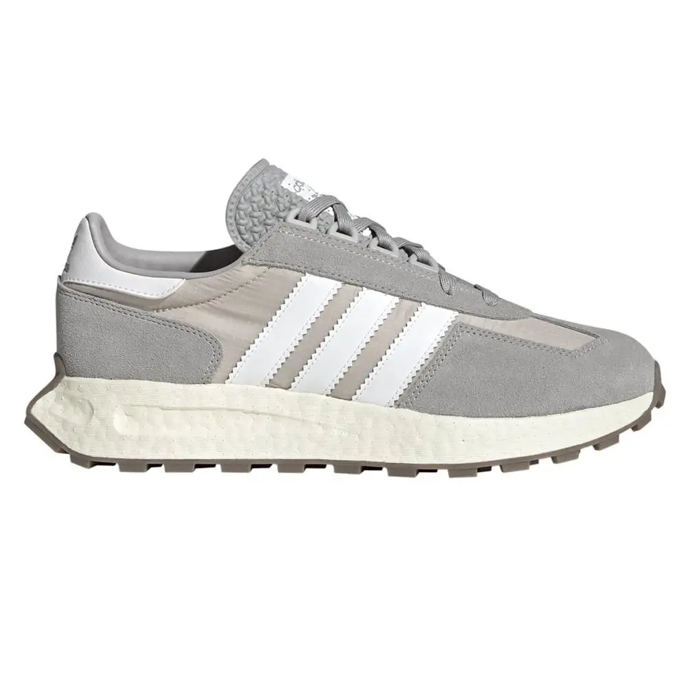 Adidas Retropy E5 Lace Up Mens Grey Sneakers Casual Shoes Q47101