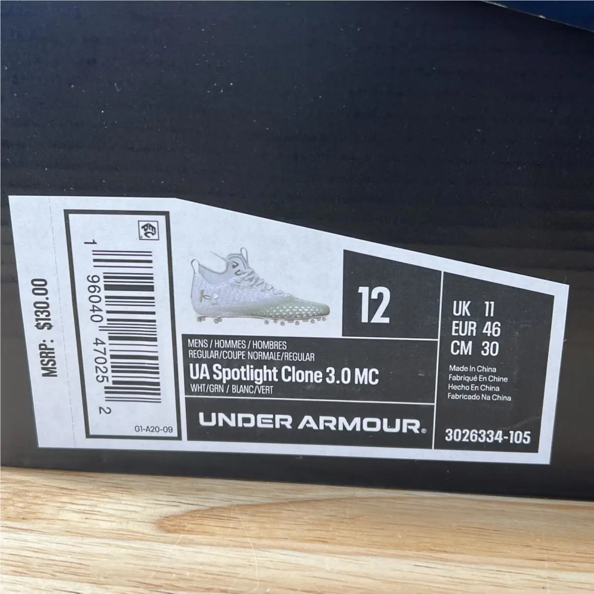Under Armour shoes - Under Armour Spotlight MC - Spotlight - 3026334-105 - White 4