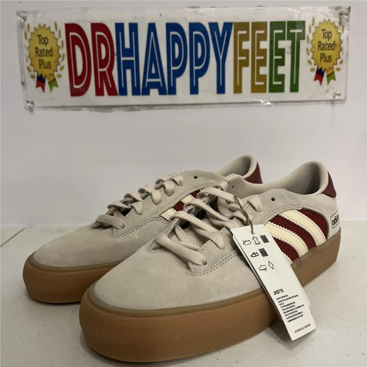 Adidas Matchbreak Super Men s Skateboarding Shoe Beige/ruby JH5715