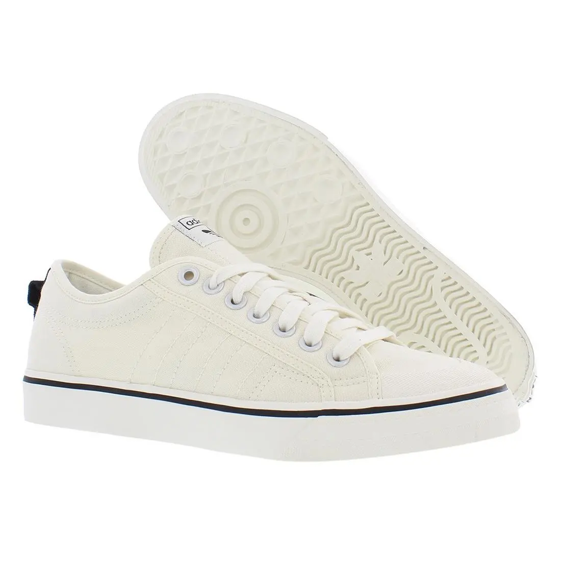 Adidas Originals Nizza Low Womens Shoes Size 10 Color: Off-white/off White