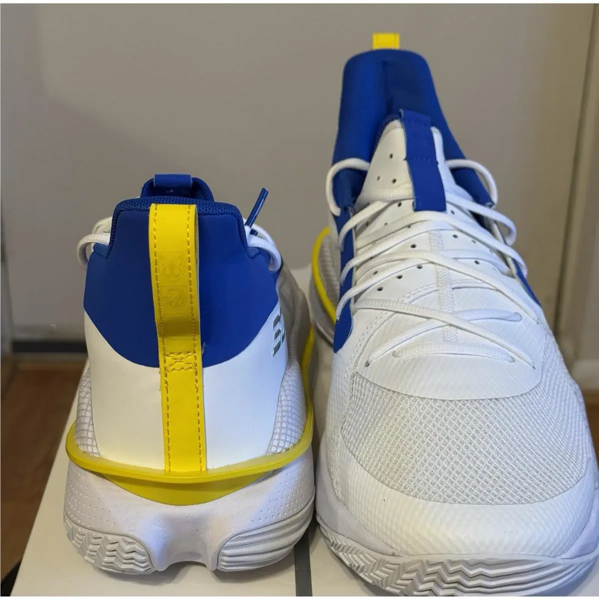 Under Armour shoes - Curry 7 - Curry - 3023300-106 - White Blue 8