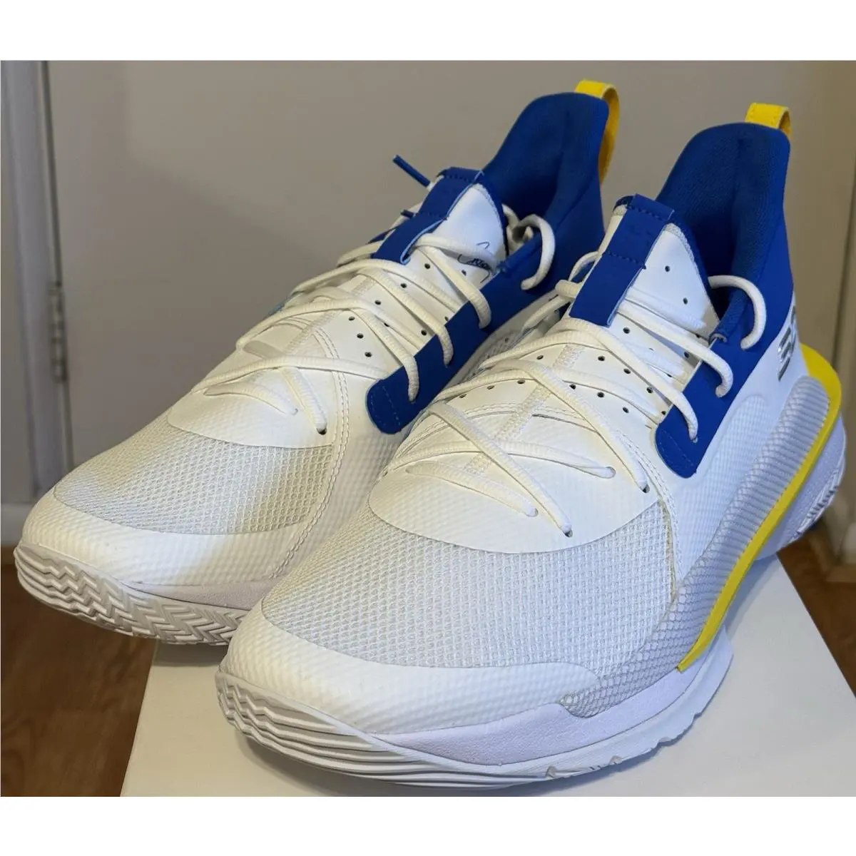 Under Armour shoes - Curry 7 - Curry - 3023300-106 - White Blue 0