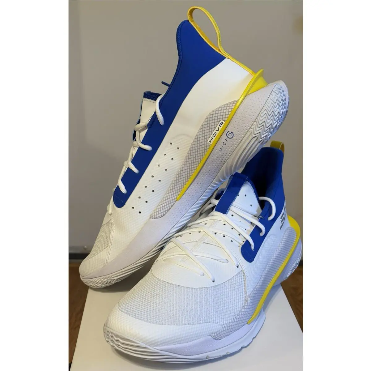 Under Armour shoes - Curry 7 - Curry - 3023300-106 - White Blue 1