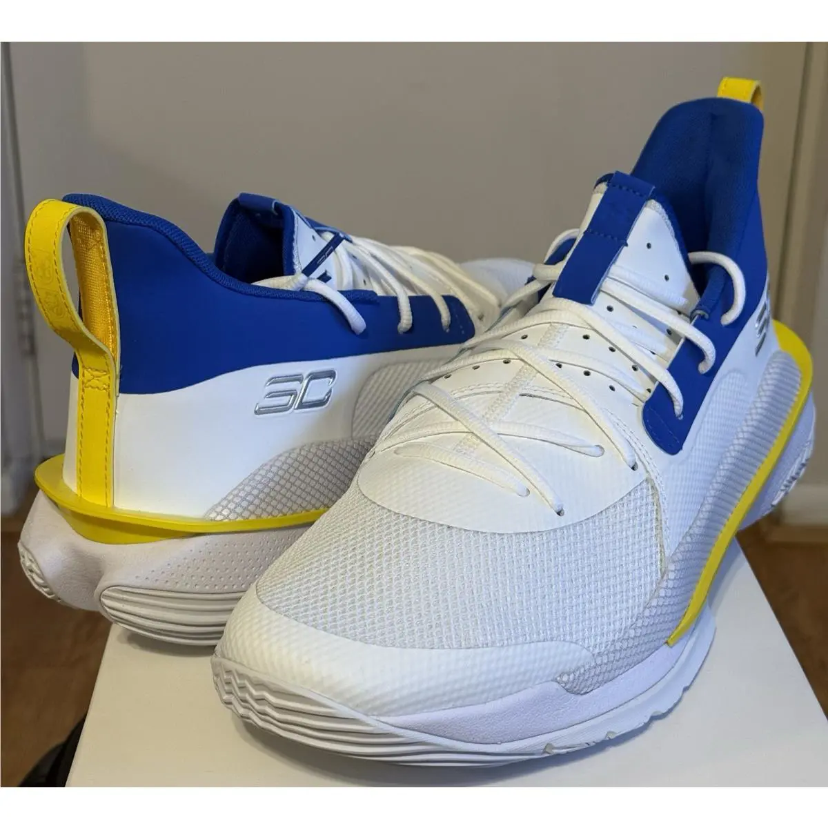 Under Armour shoes - Curry 7 - Curry - 3023300-106 - White Blue 3