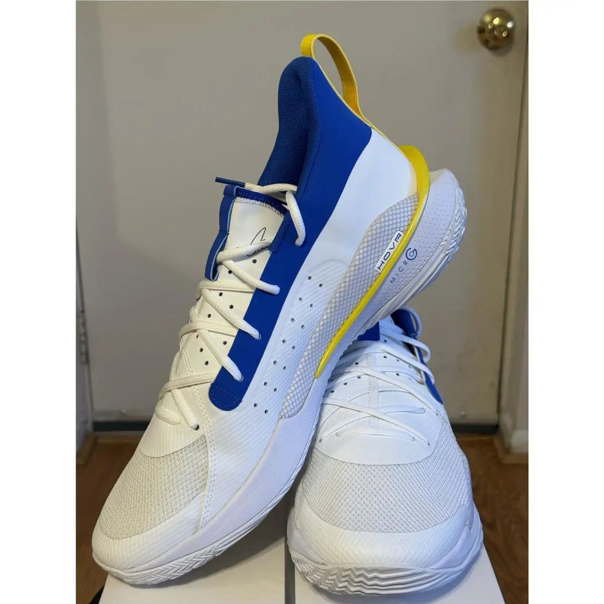 Under Armour shoes - Curry 7 - Curry - 3023300-106 - White Blue 6