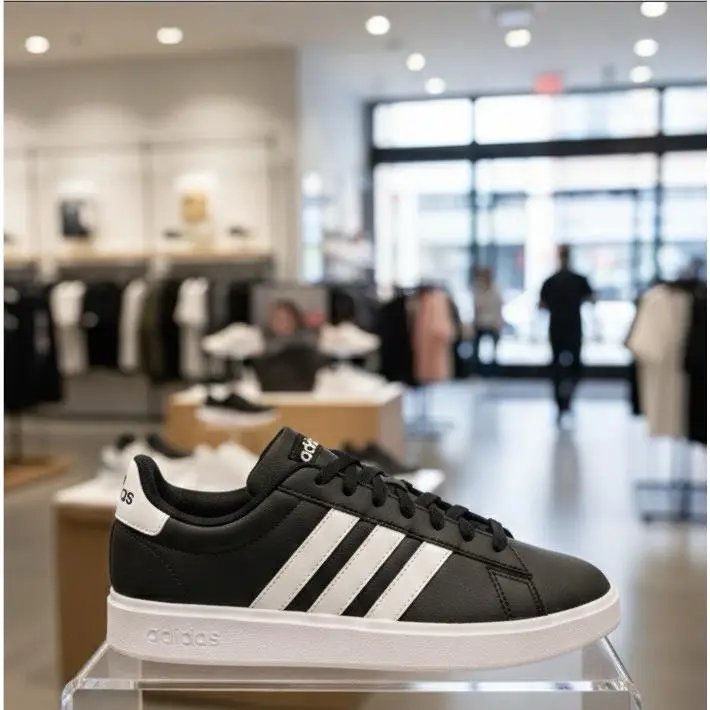 Adidas Grand Court 2.0 Black Cloudfoam Comfort GW9196 Sneaker Sizes:10-12
