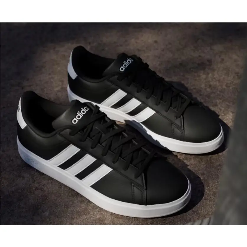Adidas shoes - adidas Grand Court 2.0 - Grand Court - GW9196 - Core Black / Cloud White / Core Black 7