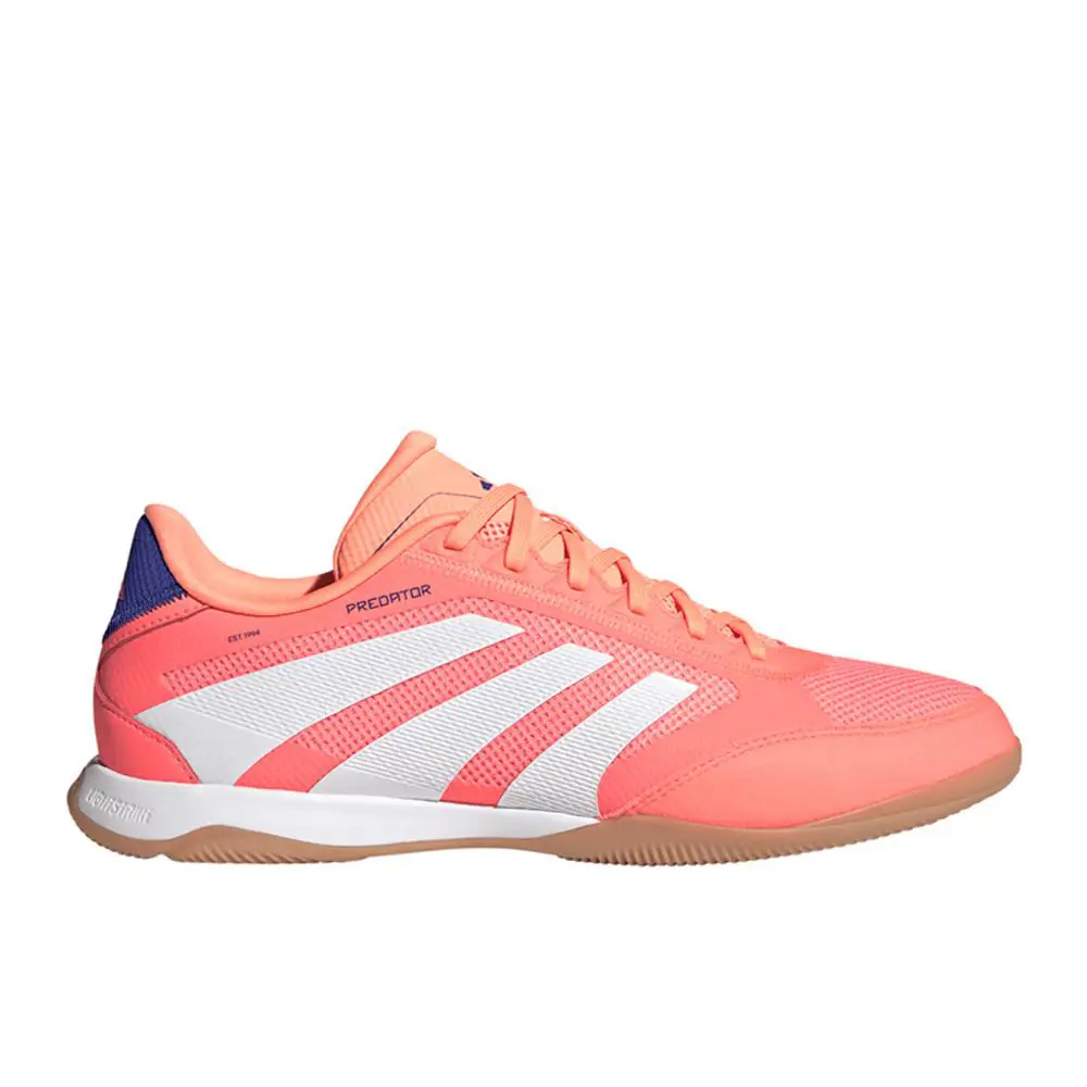 Adidas Predator League Indoor Soccer Mens Pink White Sneakers Athletic Shoes JI