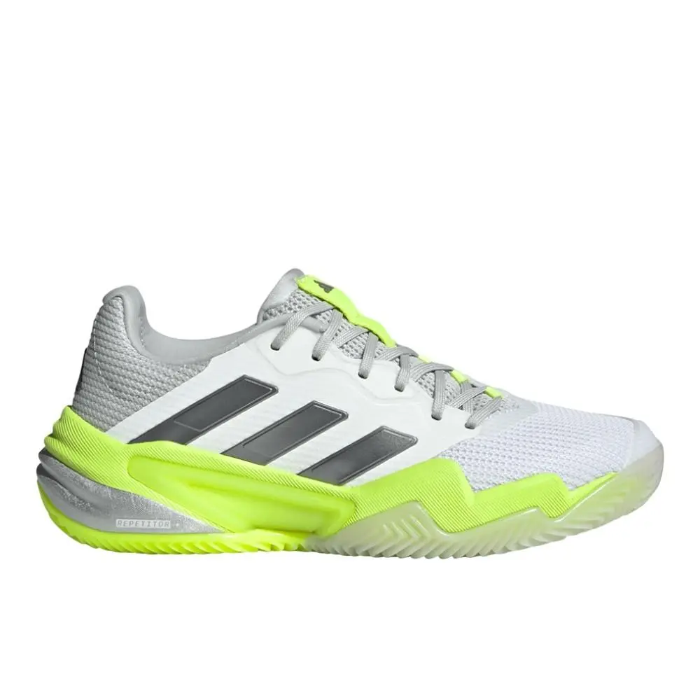 Adidas Barricade 13 Clay Tennis Womens White Sneakers Athletic Shoes IH2963