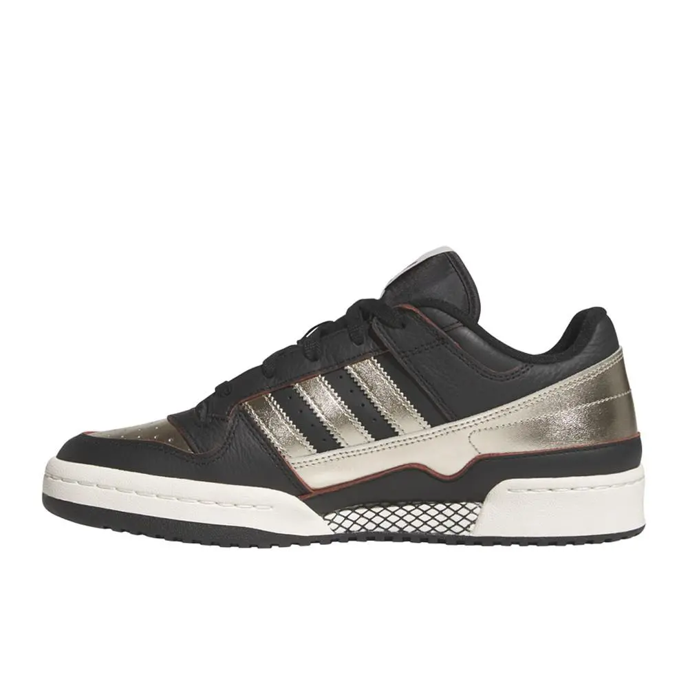 Adidas shoes - adidas Forum Low Cl Metallic Lace Up - JI3270 - Black, Gold 1