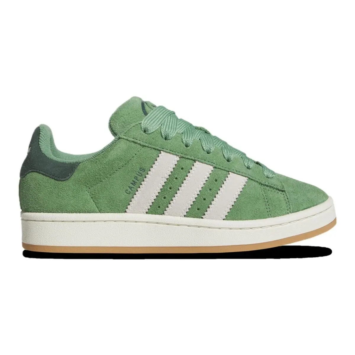 Adidas Campus 00s Womens Lifestyle Sneaker - Preloved Green/off White/gum - Preloved Green/Off White/Gum