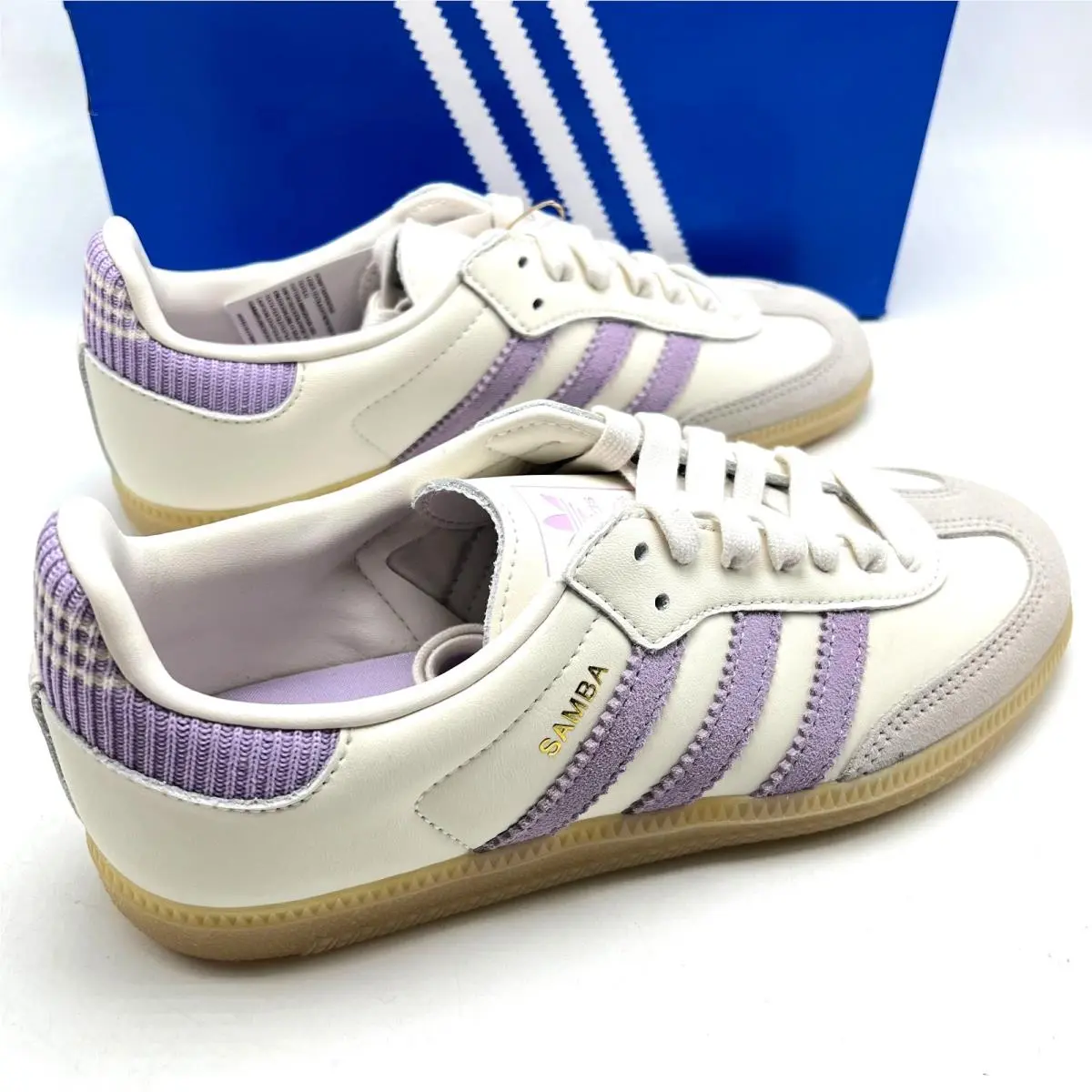 Adidas shoes - adidas Samba - Samba - KI4172 - Cloud White / Powder Plum / Gum 9