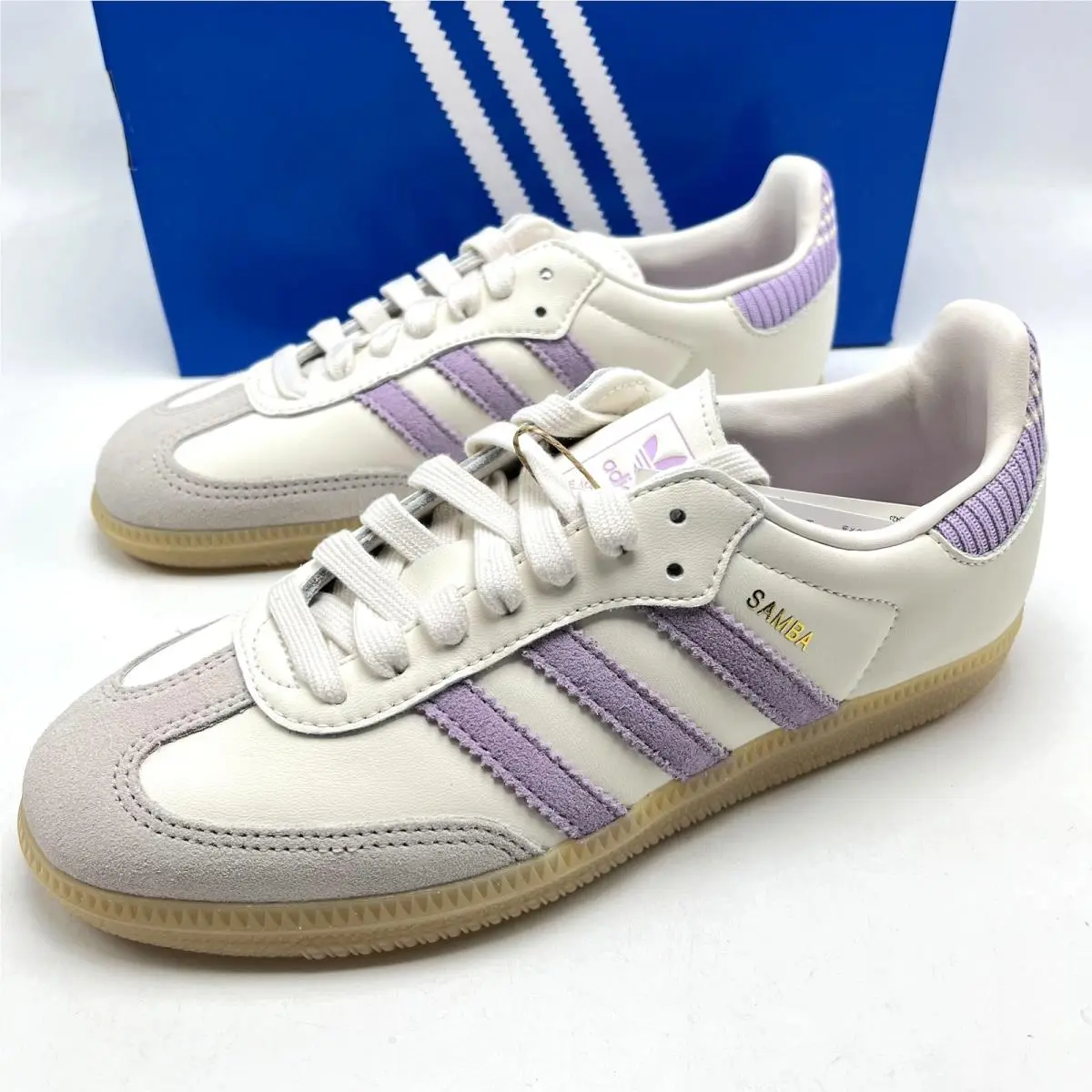 Adidas shoes - adidas Samba - Samba - KI4172 - Cloud White / Powder Plum / Gum 6