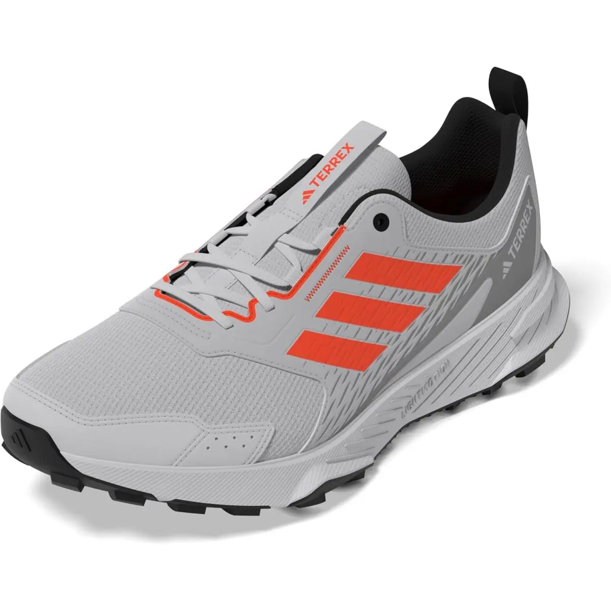 Adidas Men`s Terrex Tracefinder Trail Running Shoes - Dash Grey/Semi Impact Orange/Solid Grey