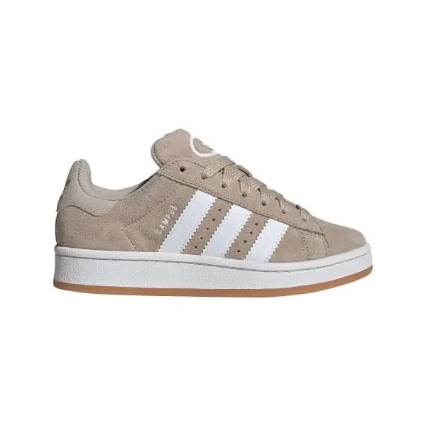 Adidas Originals Campus 00s Kids Lifestyle Sneaker - Wonder Beige/ftwr White/gum - Wonder Beige/FTWR White/Gum