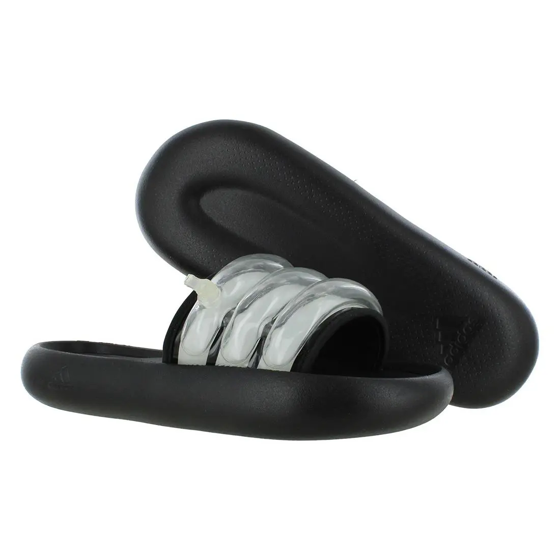 Adidas Adilette Zplaash Slide Unisex Shoes - Black/White/Black, Main: Black
