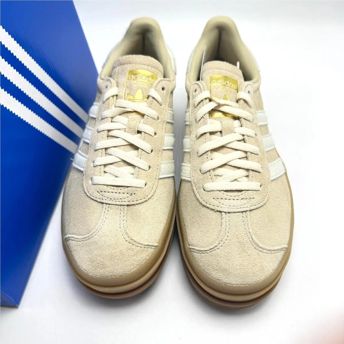 Adidas shoes - adidas Gazelle - Gazelle - IH4201 - Stone Khaki/Cream White/Gold Metallic 0