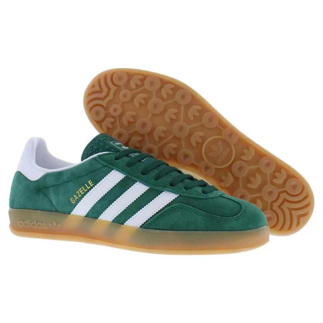 Adidas Gazelle Indoor Mens Shoes - Green/White, Main: Green