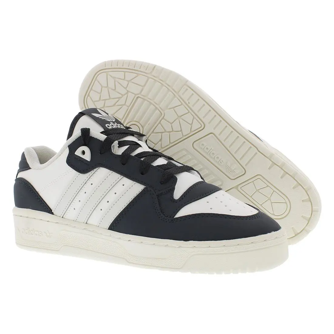Adidas Rivalry Low Womens Shoes - Carbon/Talc/Cloud White, Main: Off-White