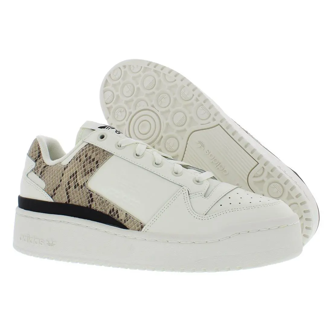 Adidas Forum Bold Womens Shoes - Off White/Core Black, Main: Off-White