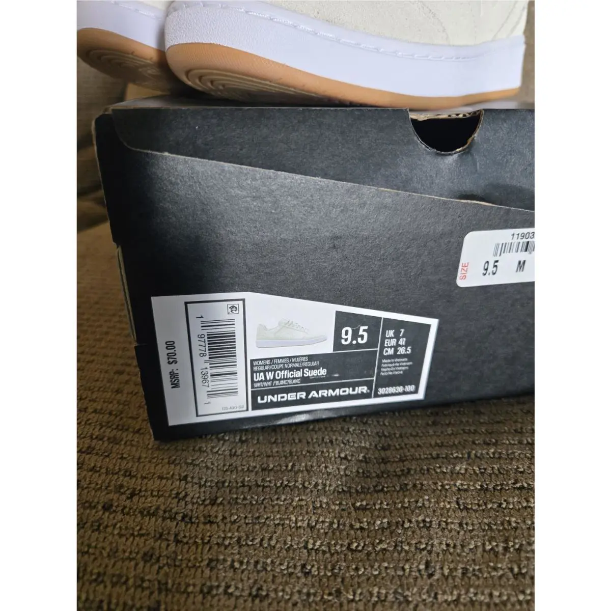 Under Armour shoes - UA W Official Suede - Official Suede - 3028636-100 - White 4