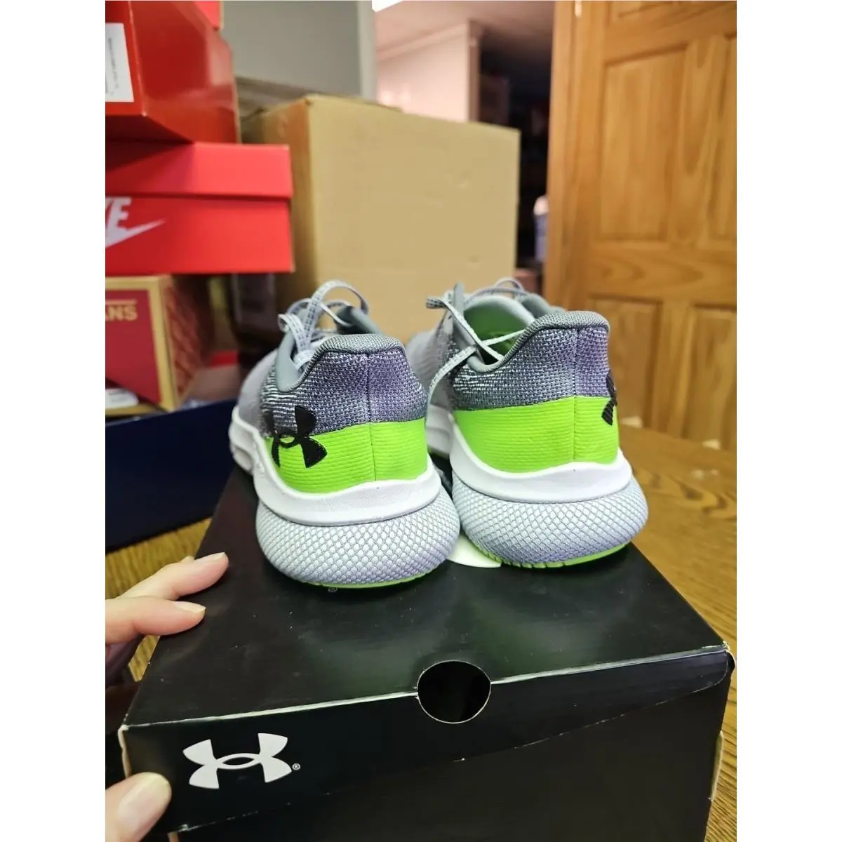 Under Armour shoes - Under Armour HOVR Turbulence 2 - Gray (UPC: 196883135226) 2