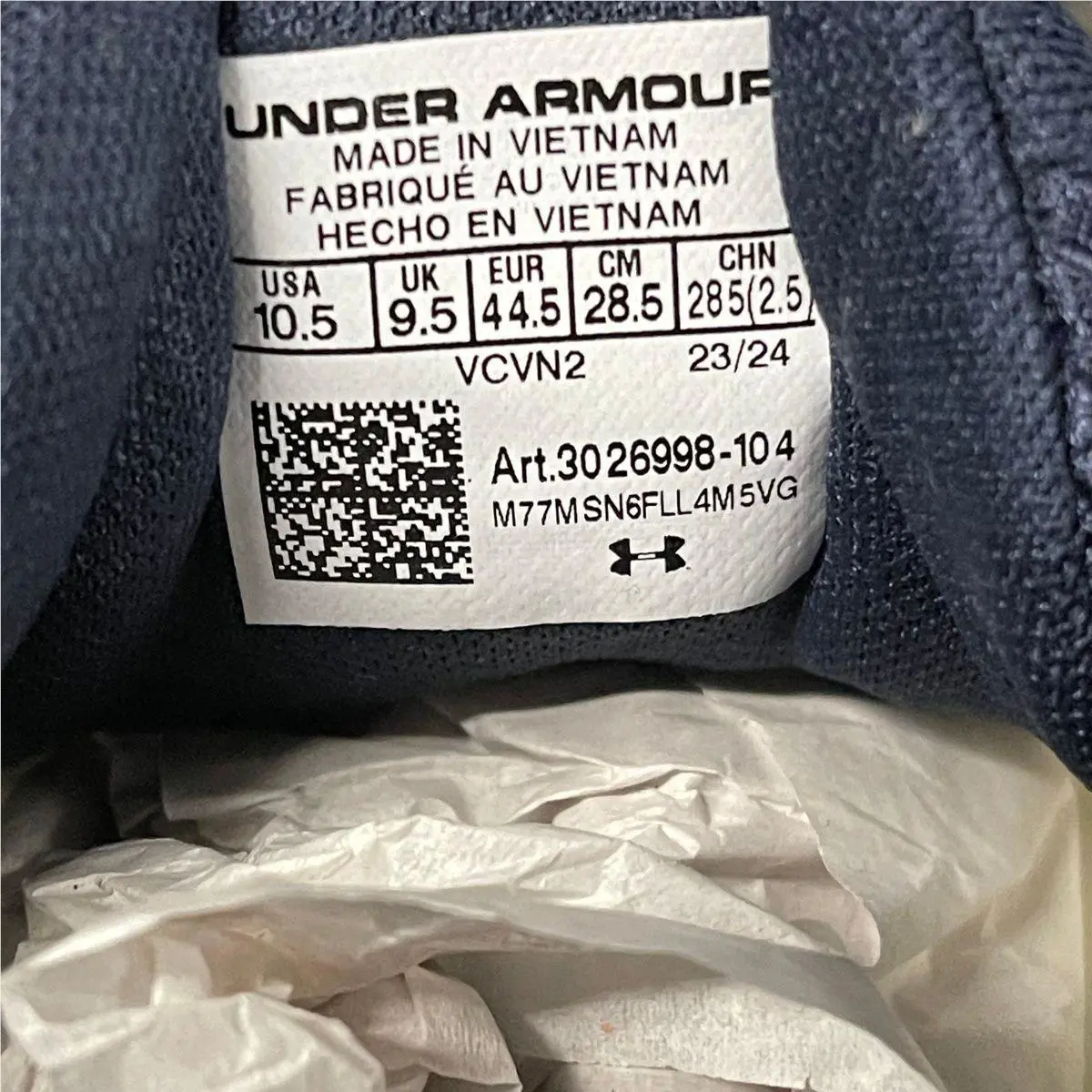 Under Armour shoes - VS190214 - vs-190214 - White (UPC: 197777772268) 3