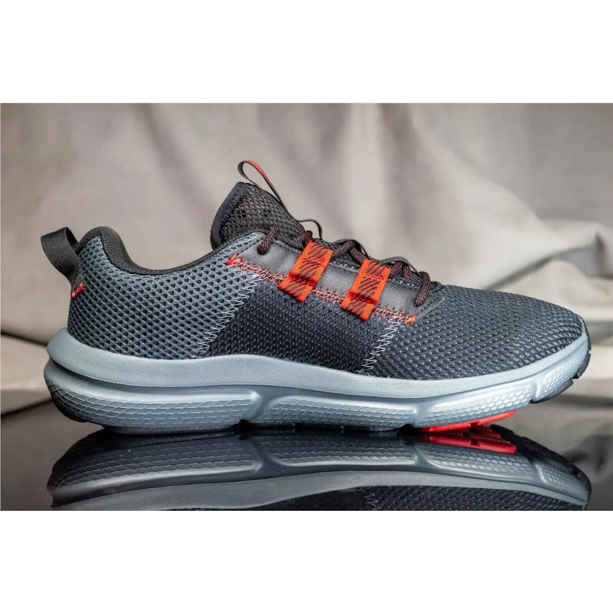 Under Armour shoes - Under Armour Charged Assert - Charged Assert - 3026448 - BLACK/ GREY (UPC: 196884170677) 2