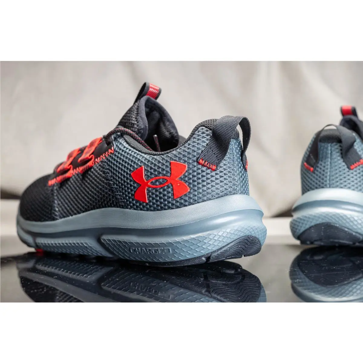 Under Armour shoes - Under Armour Charged Assert - Charged Assert - 3026448 - BLACK/ GREY (UPC: 196884170677) 5