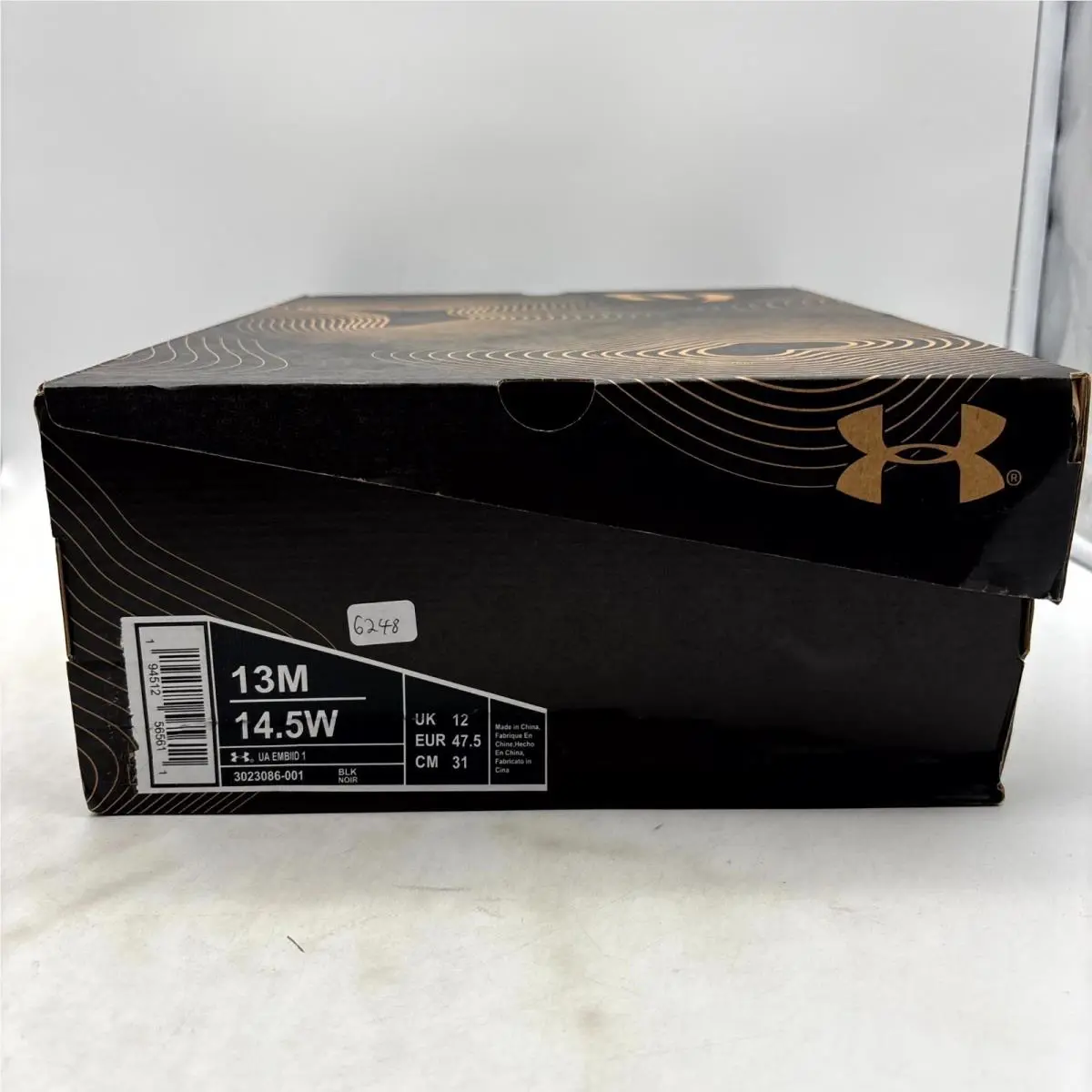Under Armour shoes - Under Armour Embiid One 3023086-001 - 3023086-001 - Black (UPC: 194512565611) 6