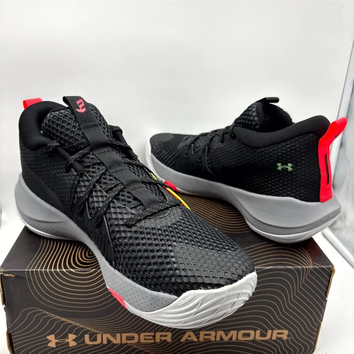 Under Armour shoes - Under Armour Embiid One 3023086-001 - 3023086-001 - Black (UPC: 194512565611) 5
