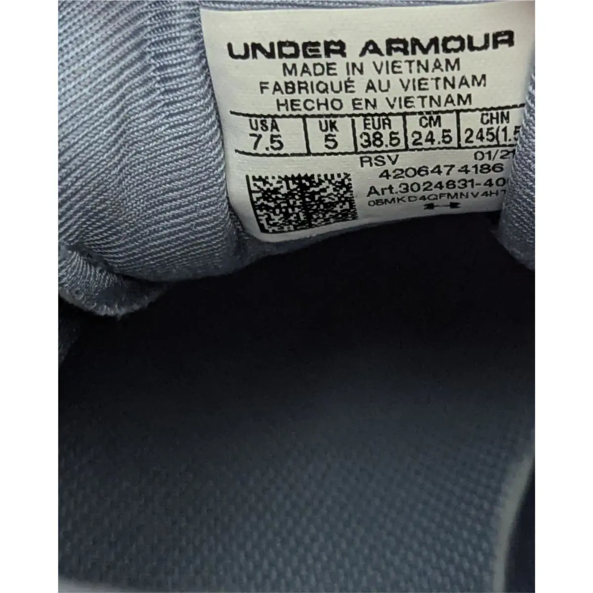 Under Armour shoes - Under Armour Charged Breathe Lace PR - 3024631-400 - White 8