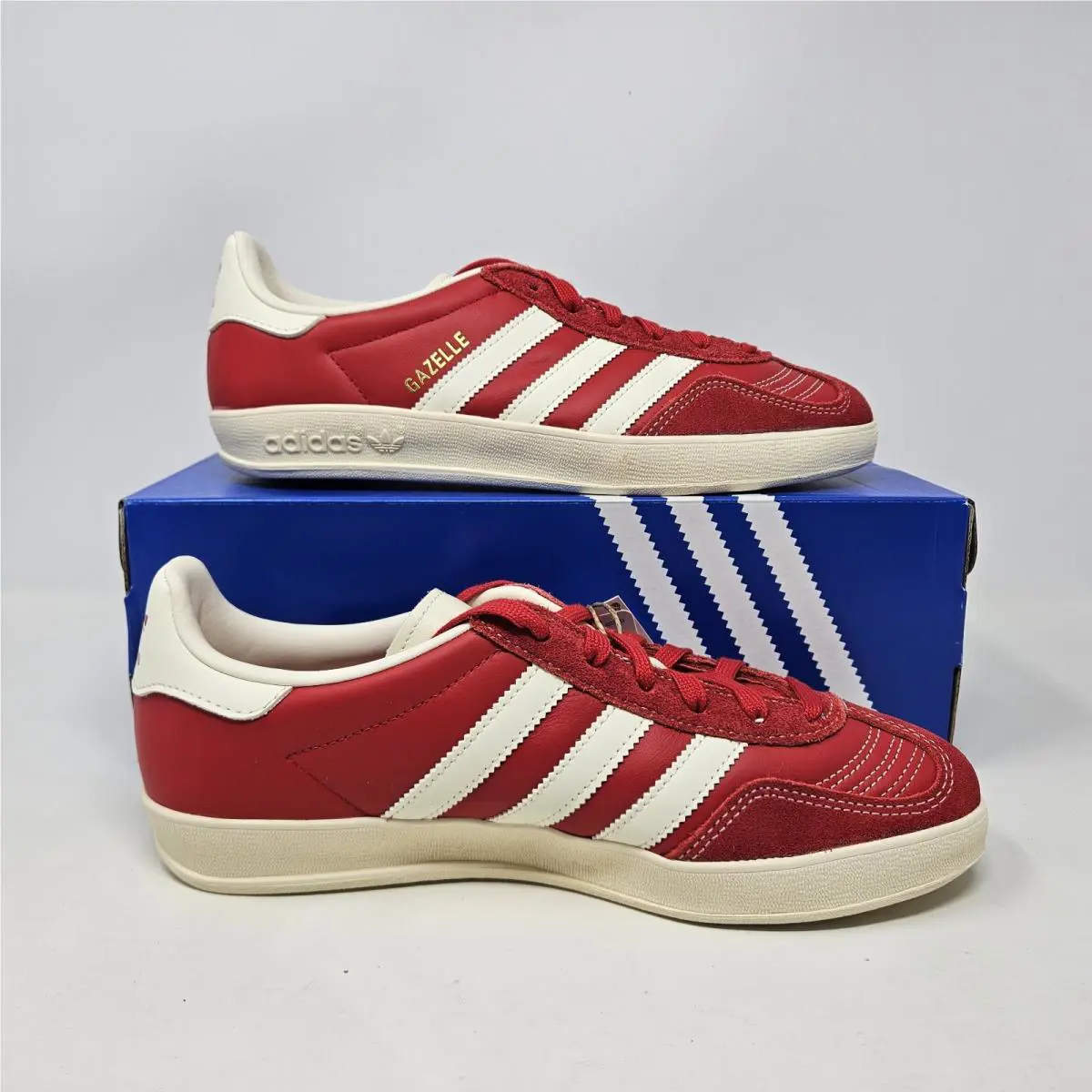 Adidas shoes - adidas Gazelle Indoor - Gazelle Indoor - JQ8384 - Red (UPC: 197621234584) 0