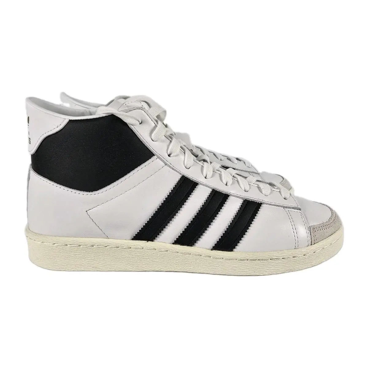 Adidas Originals Jabbar Hi White Black JS2156 Men Size 8.5 Women 9.5 Sneaker