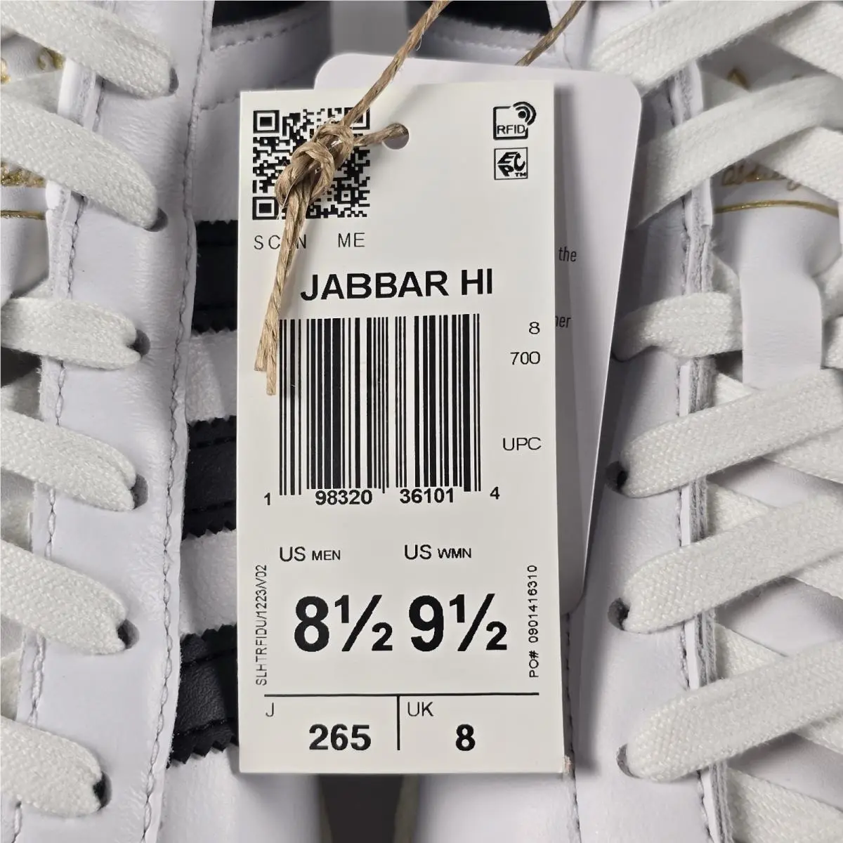 Adidas shoes - adidas Jabbar - Jabbar - JI3445 - White (UPC: 198320361014) 5