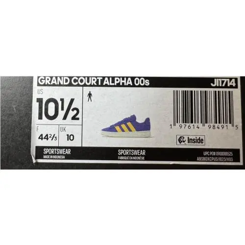 Adidas shoes - adidas Grand Court - Grand Court - J11714 - Blue (UPC: 197614984915) 8