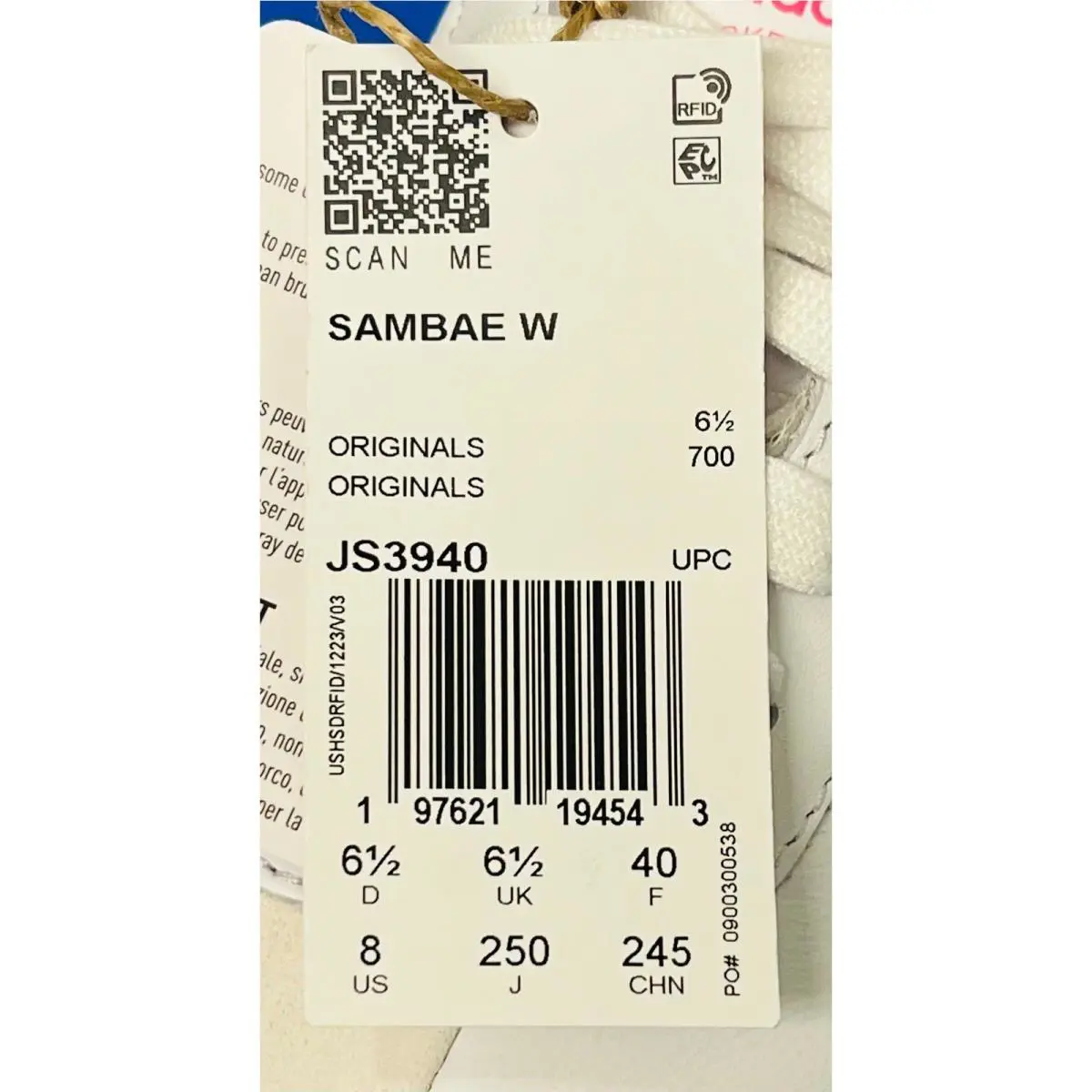 Adidas shoes - adidas Sambae - Sambae - JS3940 - White 8