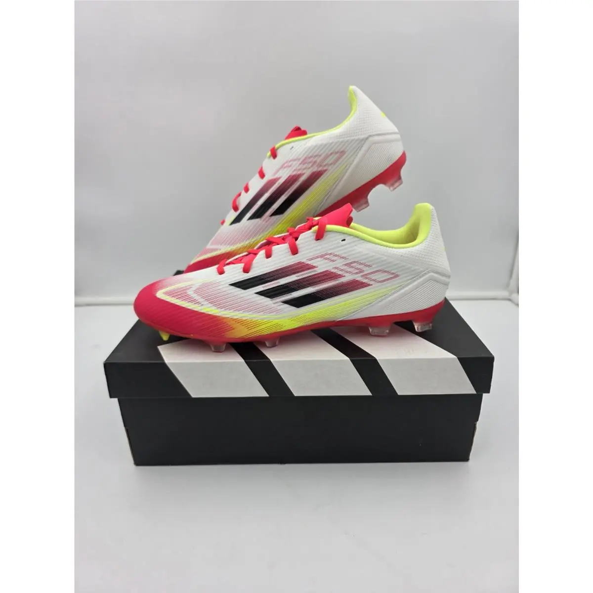 Adidas Adizero F50 League FG MG White Red Men`s 11 Football Cleats IE1289