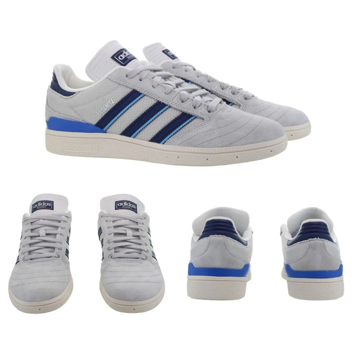Adidas shoes - adidas Busenitz - Busenitz - JH8123 - Grey Two, Dark Blue, Chalk White 1