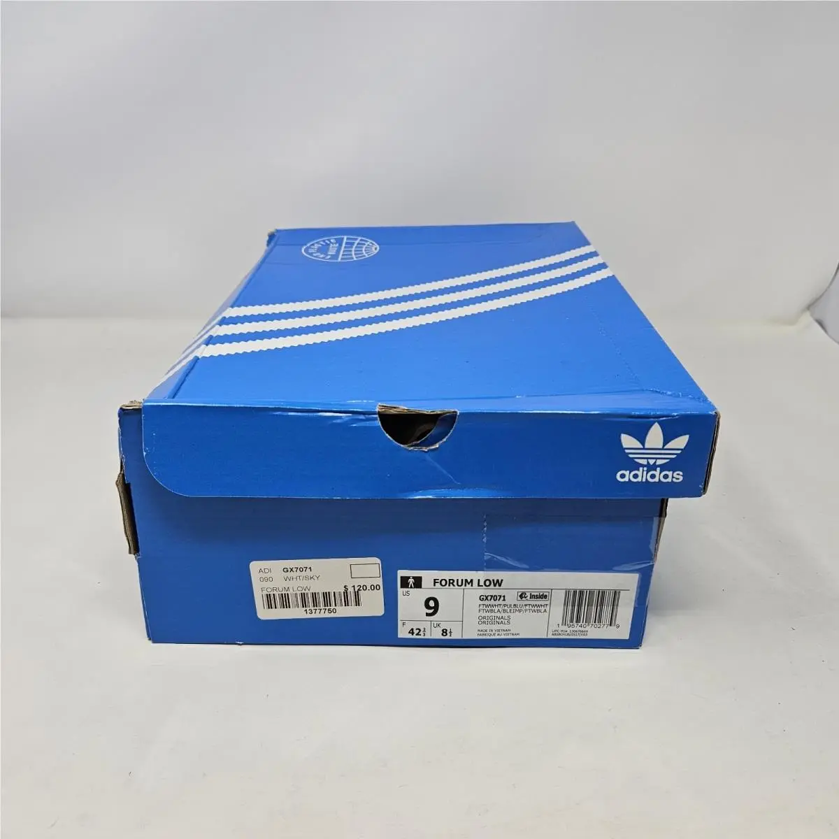 Adidas shoes - adidas Forum Low - Forum Low - GX7071 - Pulse Blue & White (UPC: 195740702779) 5
