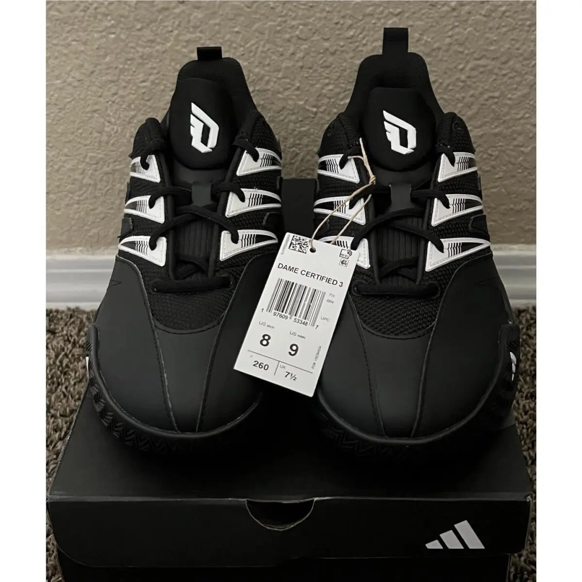 Adidas shoes - adidas Dame Certified - Dame Certified - IH8469 - Black 2