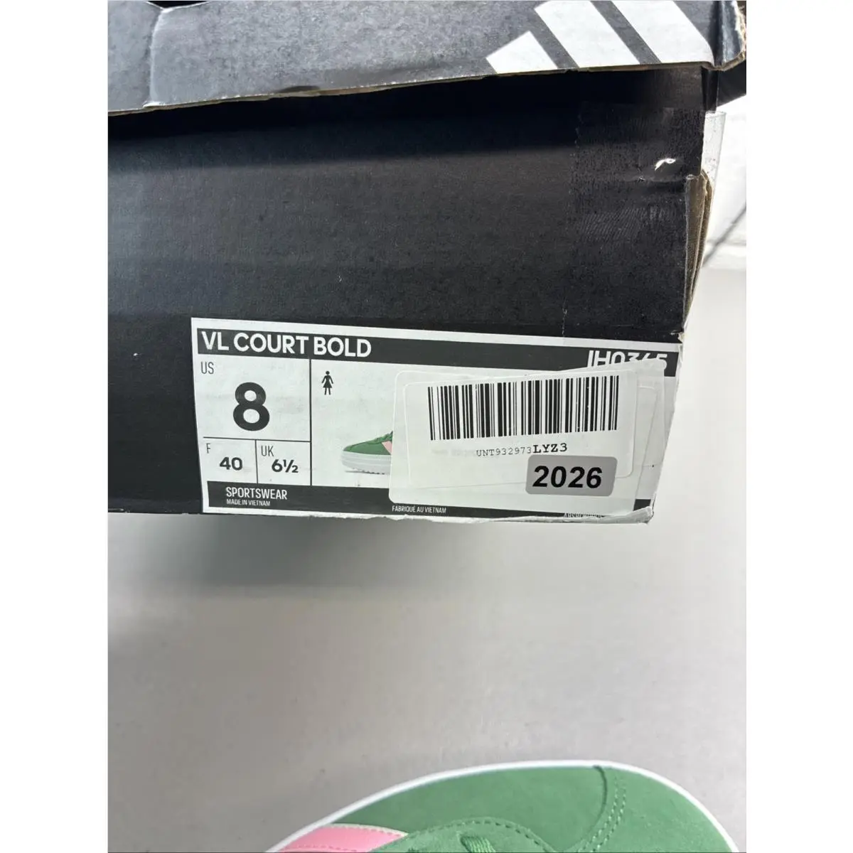 Adidas shoes - adidas Vl Court Bold - Court Bold - IH0365 - Green 4